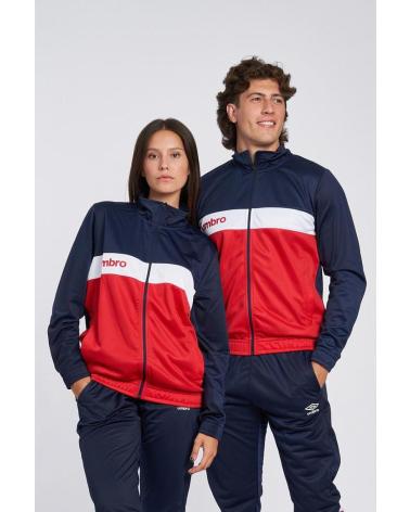CHAQUETA DEPORTIVA UMBRO LKE FW 66214U MARINO/ROJO/BLANCO AZUL