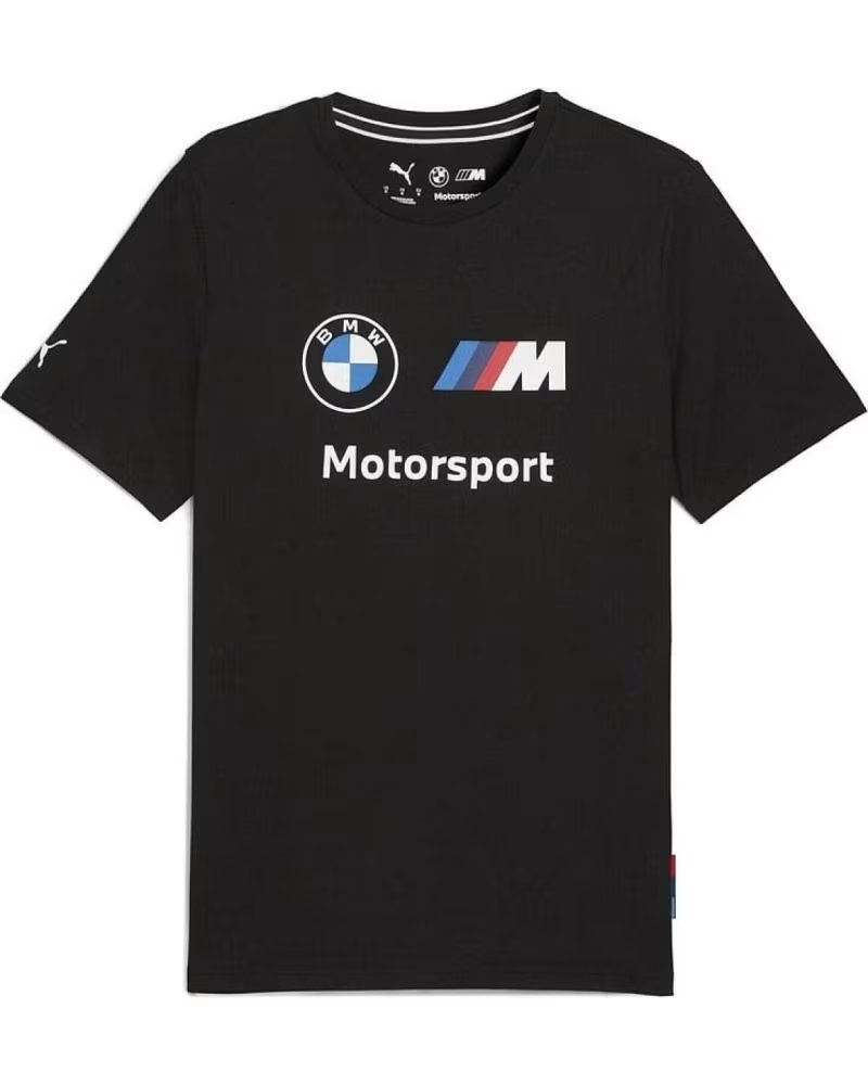 MAGLIETTA PUMA BMW MMS ESS LOGO 632358 01 NEGRO
