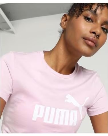 PUMA CAMISETA ESS LOGO TEE 586775 60 ROSA