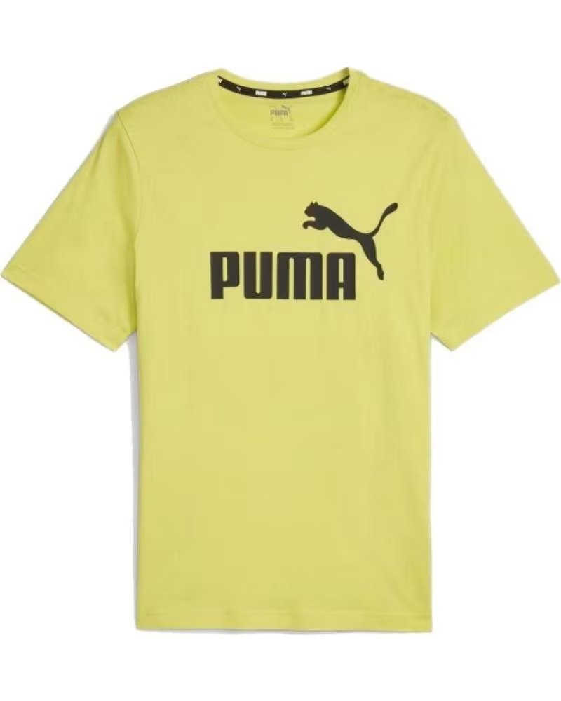 PUMA ESS LOGO TEE CAMISETA DEPORTIVA HOMBRE 586667 VERDE VERDE