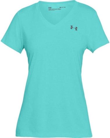 UNDER ARMOUR CAMISETA DEPORTIVA V-NECK 1289650 PARA MUJER VERDE
