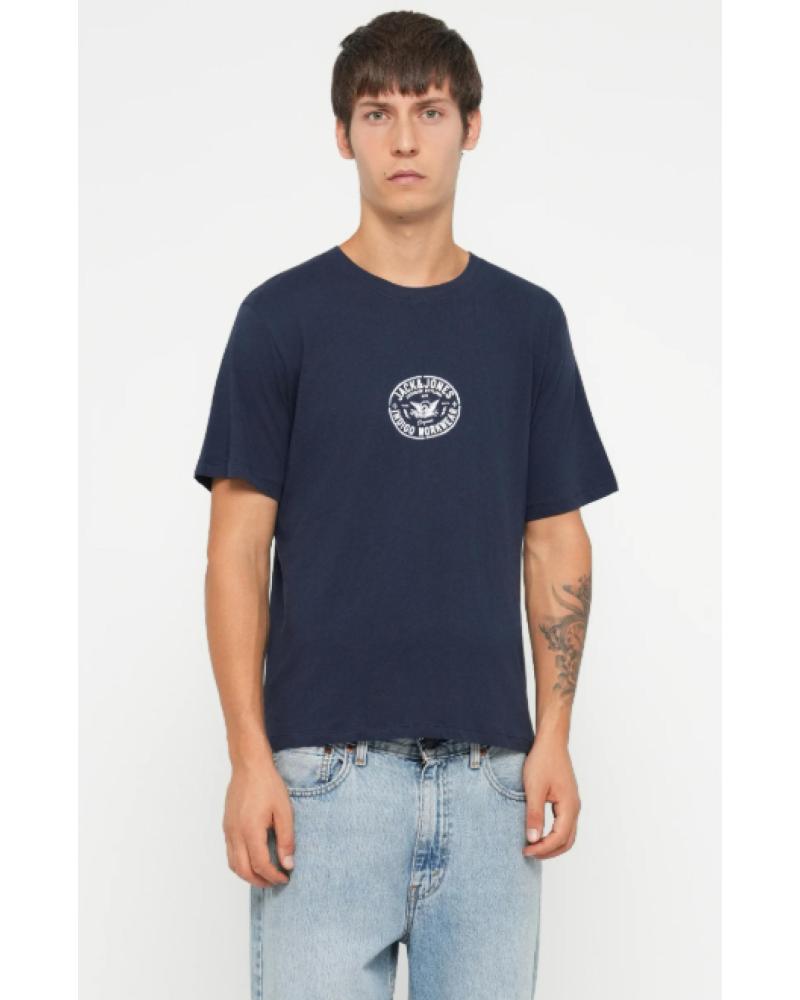 JACK AND JONES CAMISETA JACK JONES JORRETRO TEE SS CREW NECK SMU 12288009 M AZUL