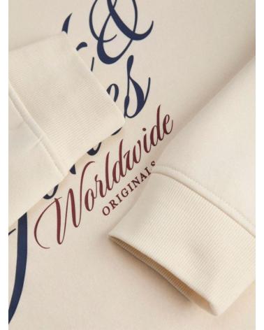 JACK AND JONES SUDADERA JACK JONES JORINWOOD SWEAT CREW NECK FST 12286583 B BEIGE