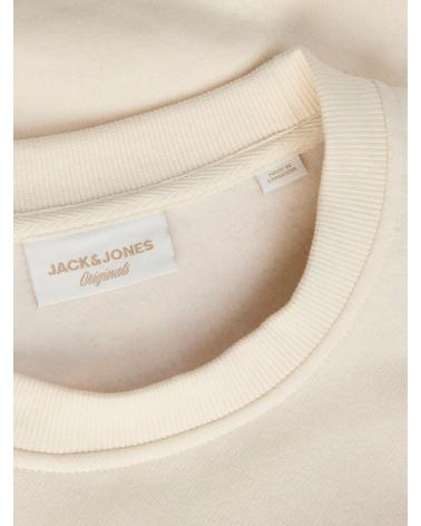 JACK AND JONES SUDADERA JACK JONES JORINWOOD SWEAT CREW NECK FST 12286583 B BEIGE