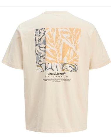 JACK AND JONES CAMISETA JACK JONES JORSPLIT BACK TEE 12272996 BLCO BLANCO