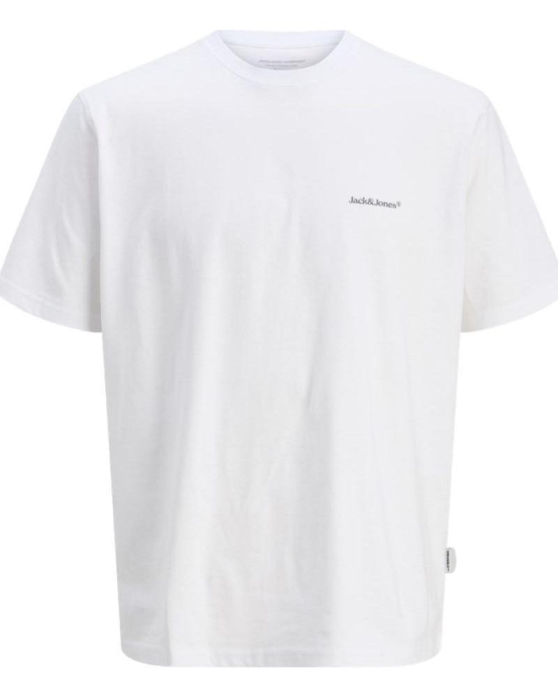 JACK AND JONES CAMISETA JACK JONES JORSPLIT BACK TEE 12272996  BLANCO