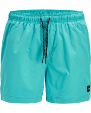 BAÑADOR JACK & JONES BORA BORA SÓLIDO JJSWIM SOLID AKM TURQUESA AZUL