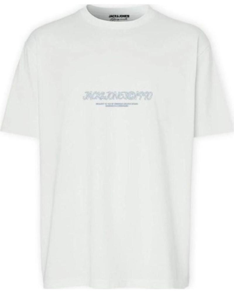 CAMISETA JACK & JONES JORBRONX CREW NECK PARA HOMBRE BLANCO