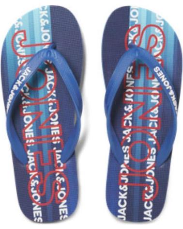 JACK AND JONES JFW LOGO 2.0 FLIP FLOP AZUL CHANCLAS AZUL