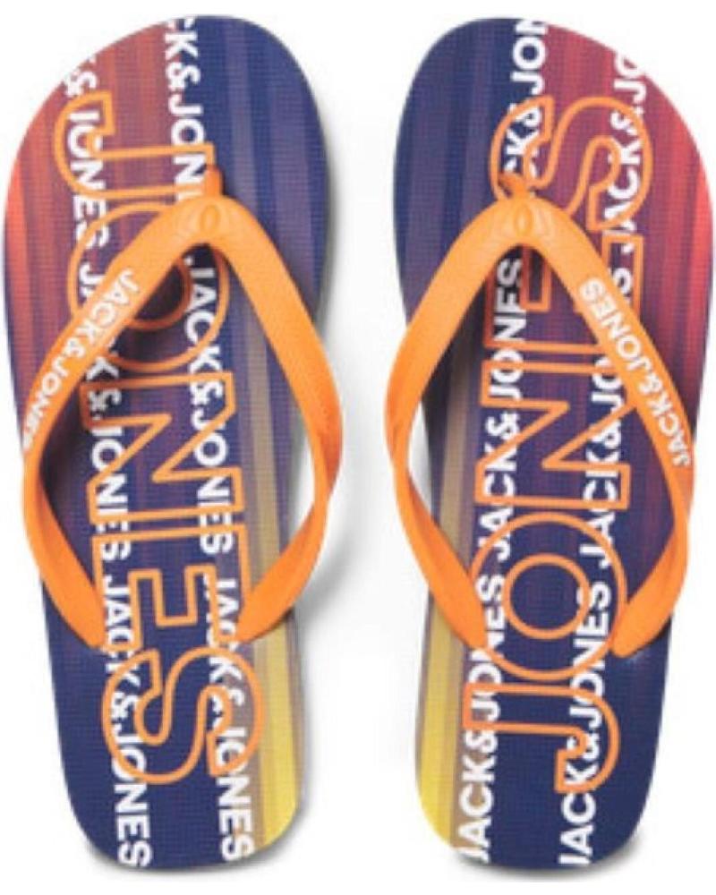 CHANCLA JACK & JONES JFWLOGO 2.0 FLIP FLOP 122512259 NIÑA NARANJA
