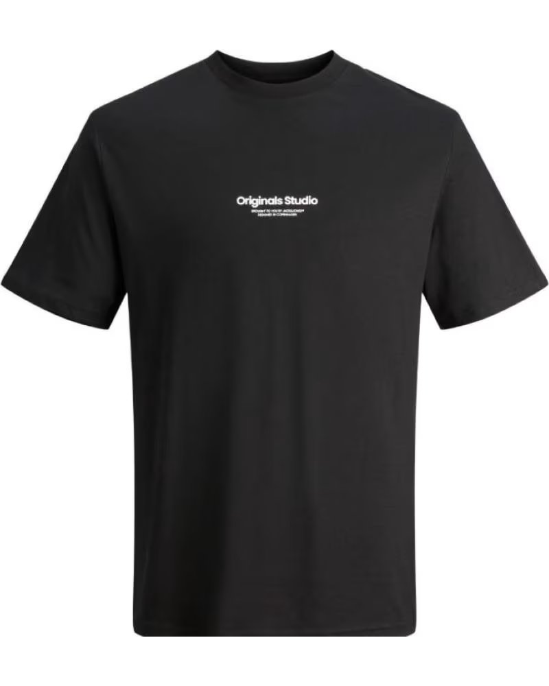 JACK AND JONES CAMISETA DE MANGA CORTA JACKJONES 12240121 EN NEGRO PARA HOMBRE BLACK
