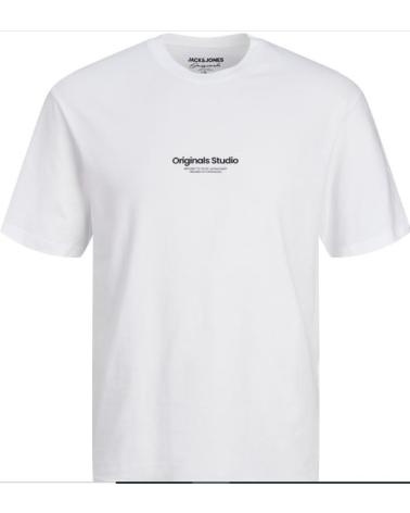 JACK AND JONES CAMISETA JACK JONES JORVESTERBRO TEE SS 12240121 BLAN BLANCO