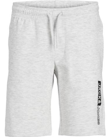 PANTALÓN CORTO JACK & JONES JPSTNEO SWEAT JNR 12225256 NIÑO BLANCO