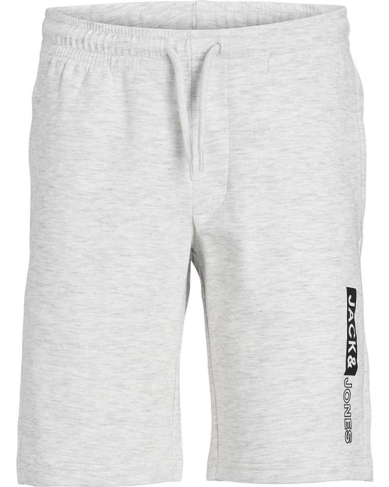 PANTALÓN CORTO JACK & JONES JPSTNEO SWEAT JNR 12225256 NIÑO BLANCO