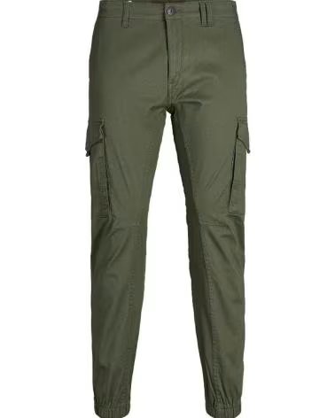 JACK AND JONES PANTALON CARGO JACK JONES NINO 12151639 VERDE