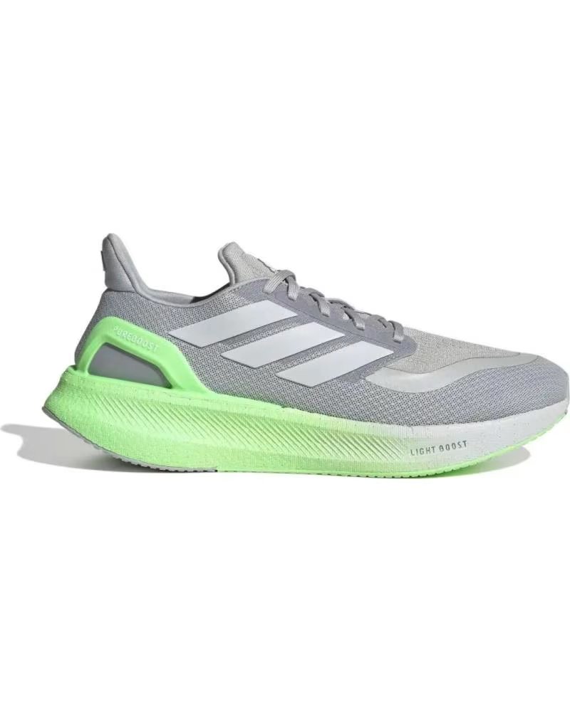 ADIDAS ZAPATILLAS DE RUNNING JR2988 EN GRIS PARA HOMBRE VERDE