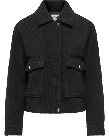 CHAQUETA CORTA MUJER KIKI MONI ONLY NEGRO