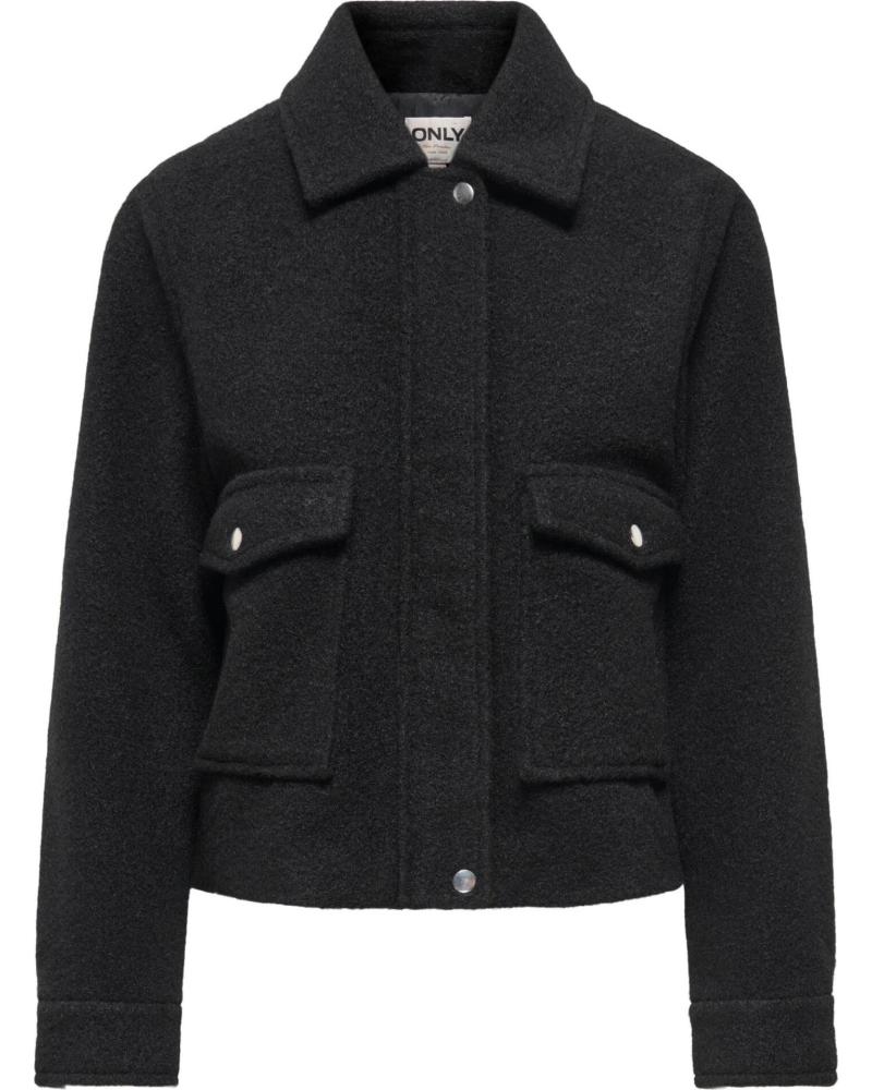 CHAQUETA CORTA MUJER KIKI MONI ONLY NEGRO