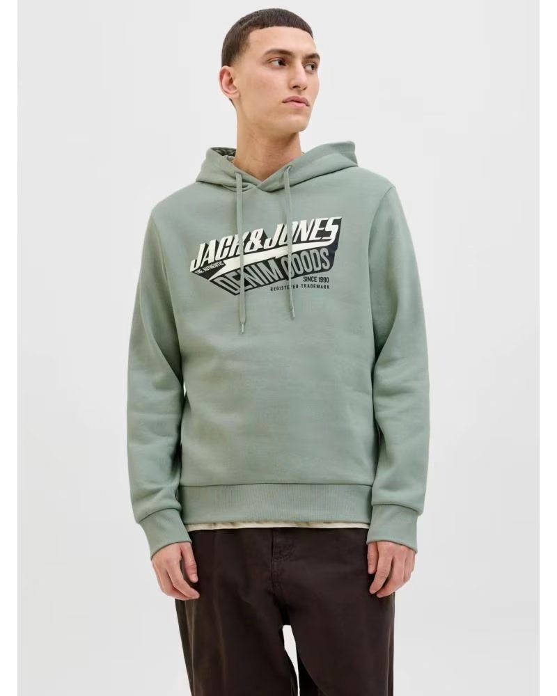 JACK AND JONES SUDADERA CON CAPUCHA JACKJONES 077-52576876167507 EN PARA HOMBRE VERDE