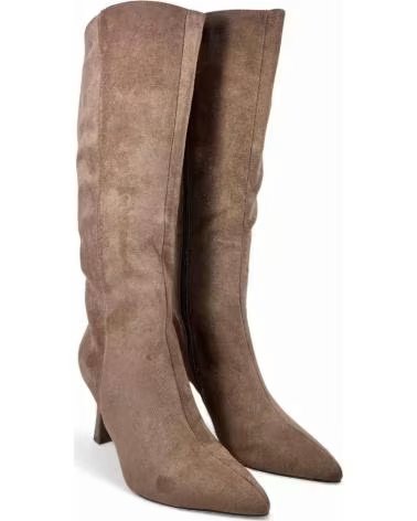 BOTAS DE SALTO TIMBOS FEMININAS 132322 CÁQUI MARRóN