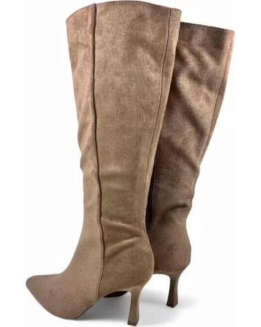 BOTAS DE SALTO TIMBOS FEMININAS 132322 CÁQUI MARRóN