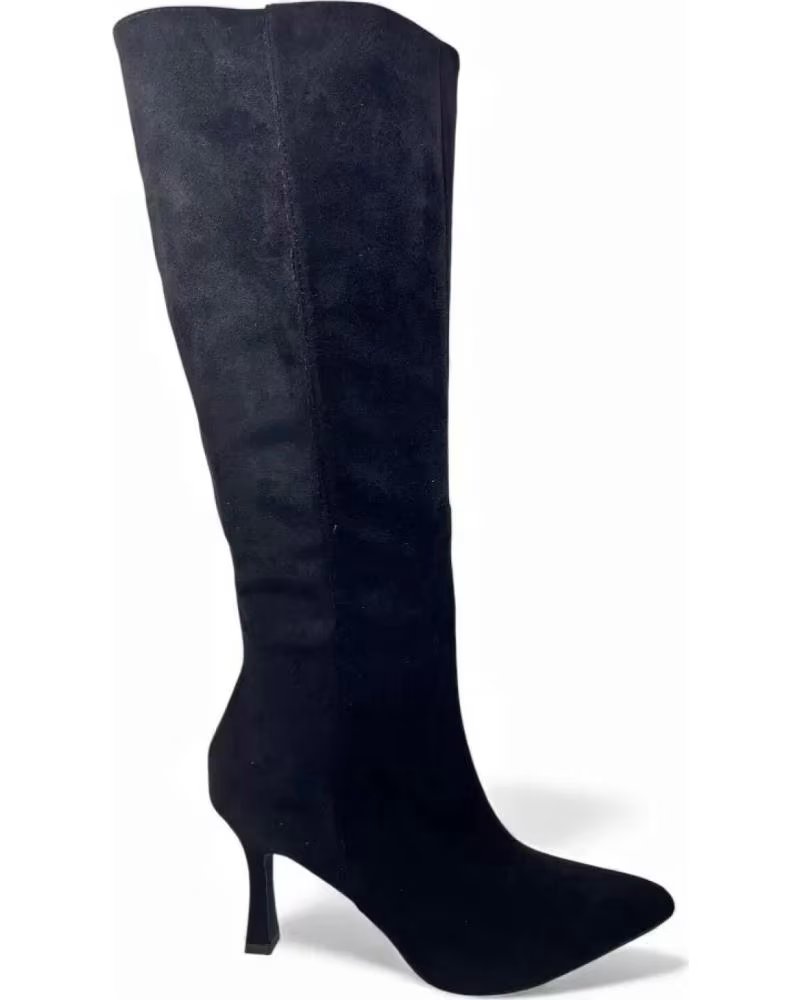BOTAS DE TACÓN TIMBOS MUJER 132321 NEGRO NEGRO