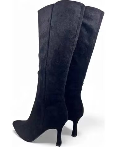 BOTAS DE TACÓN TIMBOS MUJER 132321 NEGRO NEGRO