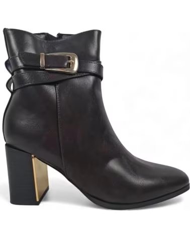 BOTINHA DE SALTO TIMBOS FEMININA 132318 PRETO NEGRO