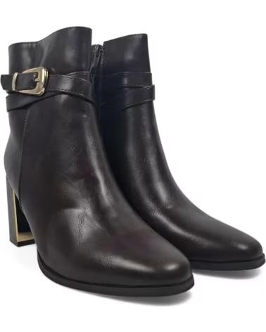 BOTINHA DE SALTO TIMBOS FEMININA 132318 PRETO NEGRO