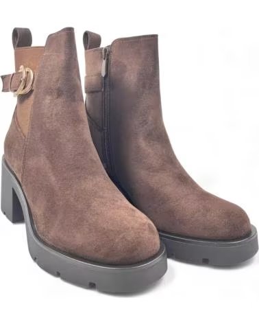 TIMBOS DAMEN STIEFELETTE MIT PLATEAUABSATZ 132317 BRAUN MARRóN