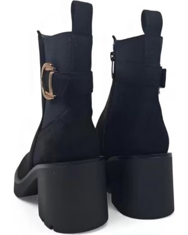 BOTÍN TACON PLATAFORMA TIMBOS MUJER 132316 NEGRO NEGRO