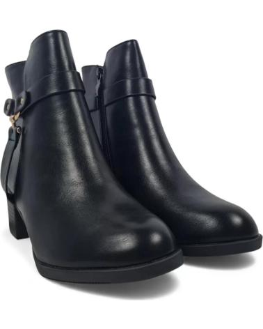 BOTÍN TACÓN TIMBOS 132315 MUJER NEGRO NEGRO