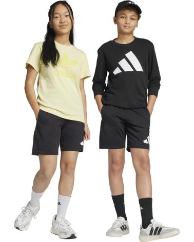ADIDAS PANTALÓN CORTO ESSENTIALS PARA ADOLESCENTE UNISEX - NEGRO (JE1391) NEGRO