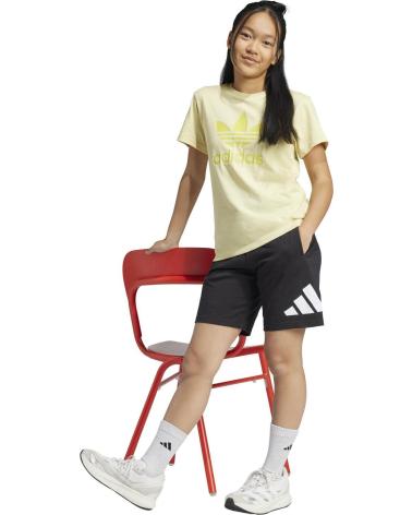 ADIDAS PANTALÓN CORTO ESSENTIALS PARA ADOLESCENTE UNISEX - NEGRO (JE1391) NEGRO