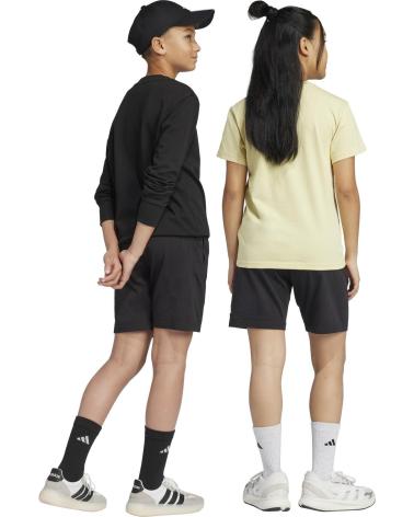 ADIDAS PANTALÓN CORTO ESSENTIALS PARA ADOLESCENTE UNISEX - NEGRO (JE1391) NEGRO