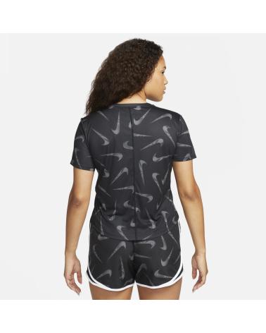 CAMISETA DEPORTIVA NIKE DRI-FIT MANGA CORTA MUJER NEGRO