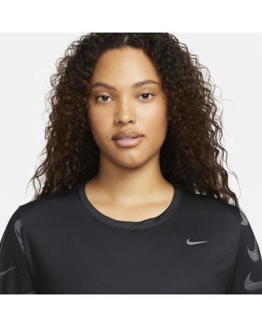 CAMISETA DEPORTIVA NIKE DRI-FIT MANGA CORTA MUJER NEGRO