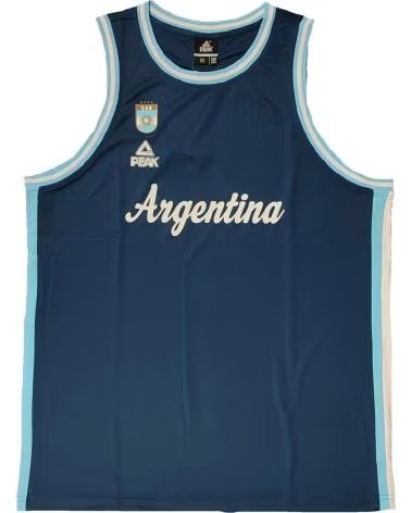 PEAK ARGENTINA BASKETBALL JERSEY - BLUE 1