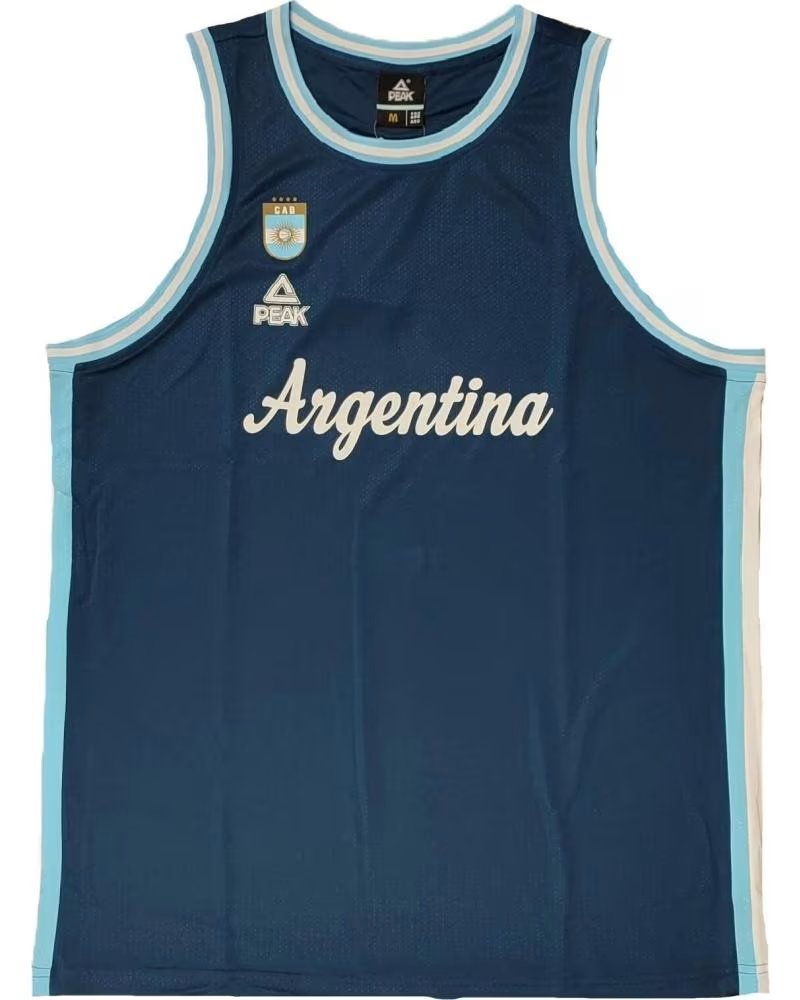 PEAK ARGENTINA BASKETBALL JERSEY - BLUE 1