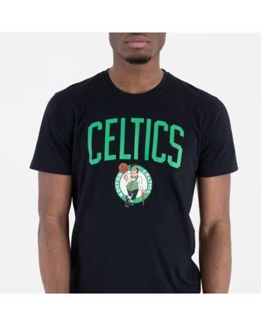 CAMISETA NEW ERA BOSTON CELTICS TEAM LOGO NEGRA NEGRO