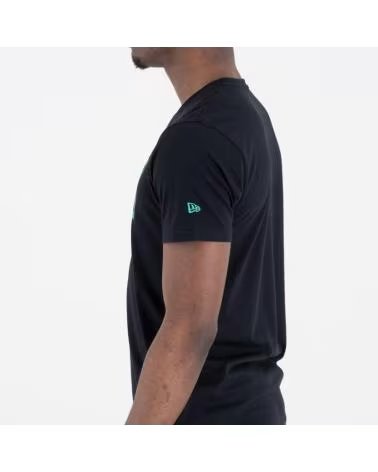 CAMISETA NEW ERA BOSTON CELTICS TEAM LOGO NEGRA NEGRO
