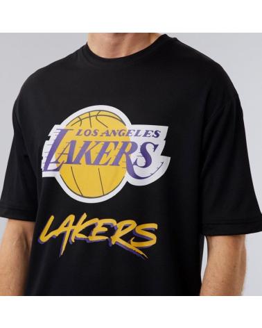 CAMISETA NEW ERA NBA SCRIPT MESH TEE LOSLAK BLKTRP NEGRO NEGRO