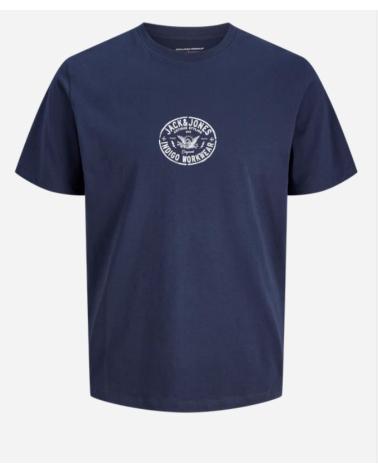 JACK AND JONES CAMISETA JACK JONES JORRETRO TEE SS CREW NECK SMU 12288009 M AZUL