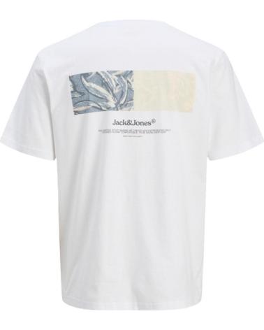 JACK AND JONES CAMISETA JACK JONES JORSPLIT BACK TEE 12272996 BLCO BLANCO