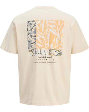 JACK AND JONES CAMISETA JACK JONES JORSPLIT BACK TEE 12272996  BLANCO