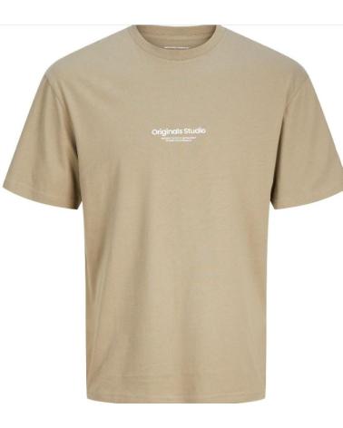 JACK AND JONES CAMISETA JACK JONES JORVESTERBRO TEE SS 12240121  BEIGE