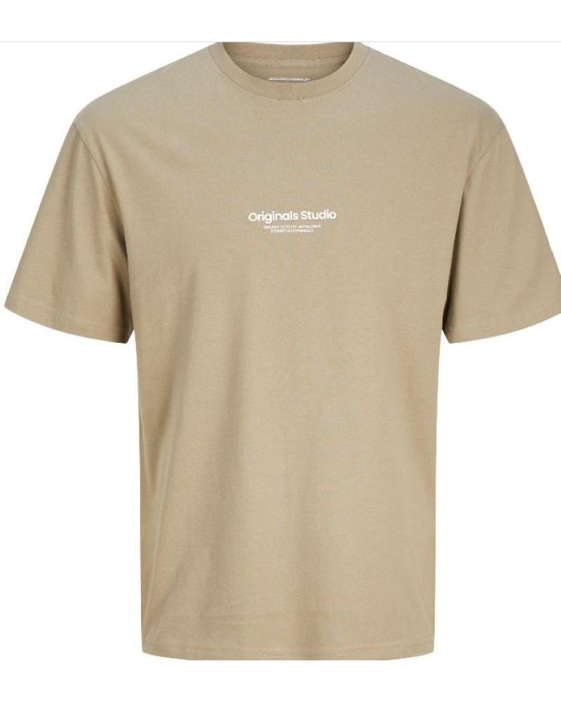 JACK AND JONES CAMISETA JACK JONES JORVESTERBRO TEE SS 12240121  BEIGE