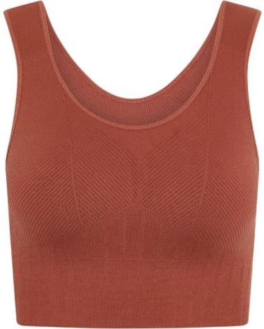 BORN LIVING YOGA TOP BORN ANNAPURNA SS25SM28 B MARRON MARRóN