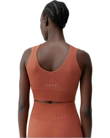 BORN LIVING YOGA TOP BORN ANNAPURNA SS25SM28 B MARRON MARRóN