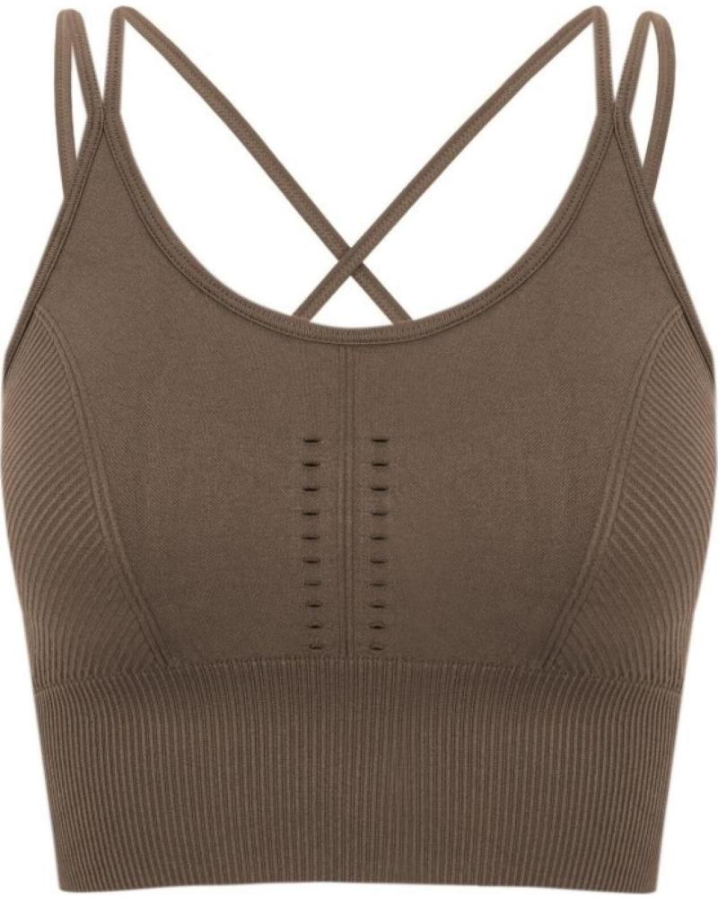 BORN LIVING YOGA TOP BORN INDIA O22SM18 B MARRON MARRóN